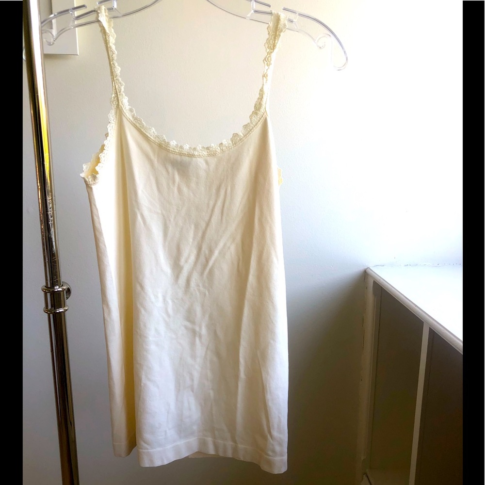 Louella Rose Tank w/ Laced Shoulders & Neckline.